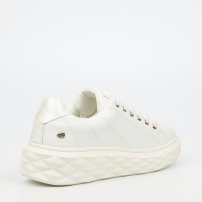 White Chunky Miss Black Sneaker  - Choo 1