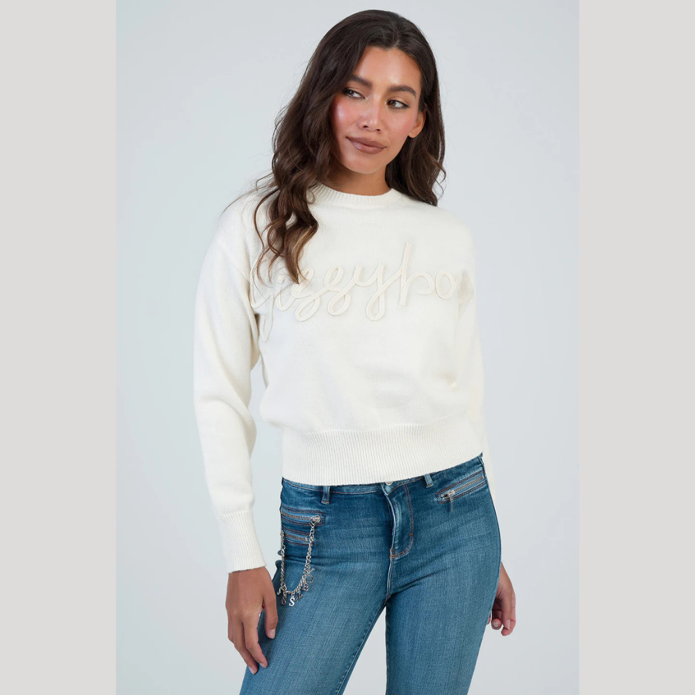 Sissy Boy branded cream sweater