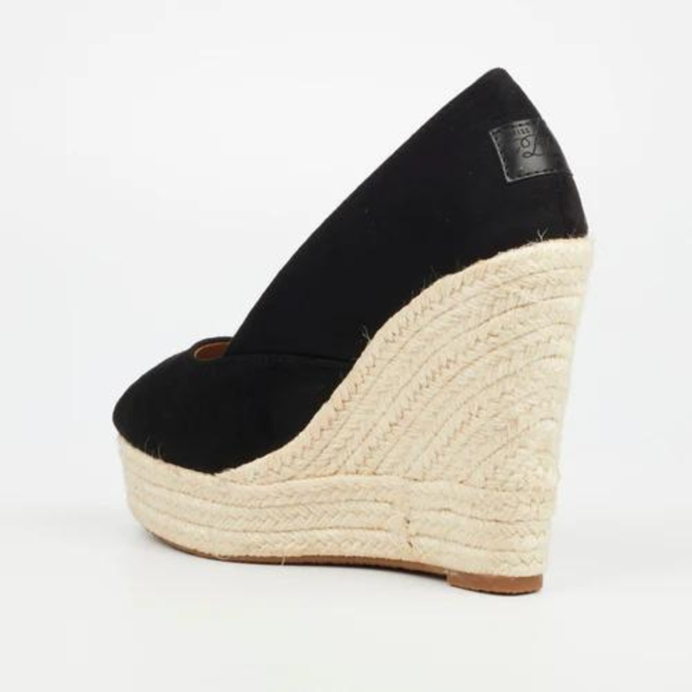 Moniker 5 - Espadrille wedge Peep Toe
