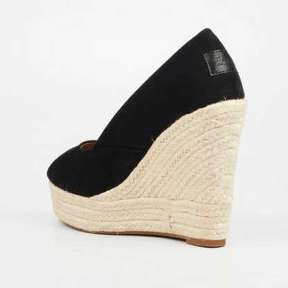 Moniker 5 - Espadrille wedge Peep Toe