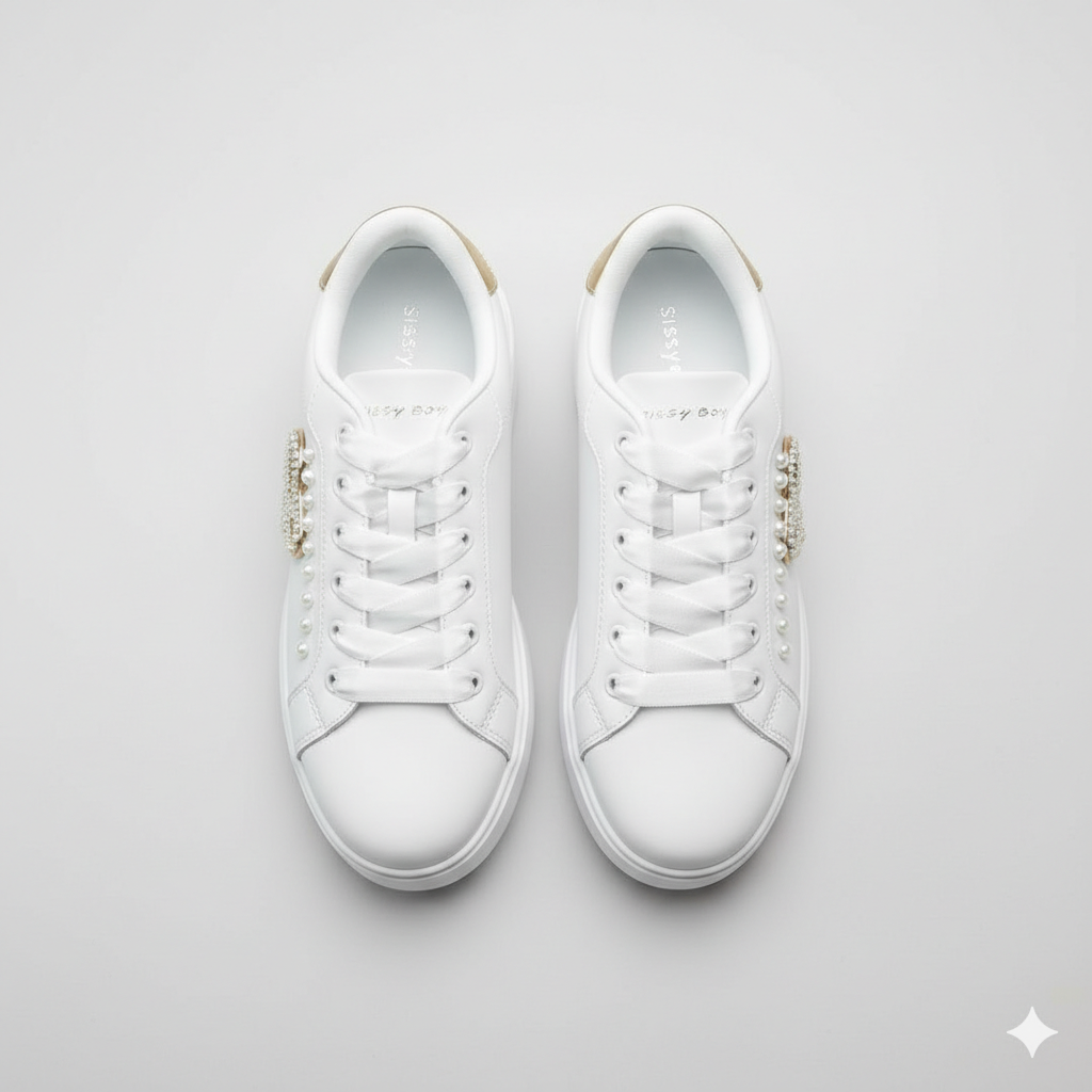 Requel - Pearl SB Sneaker - White