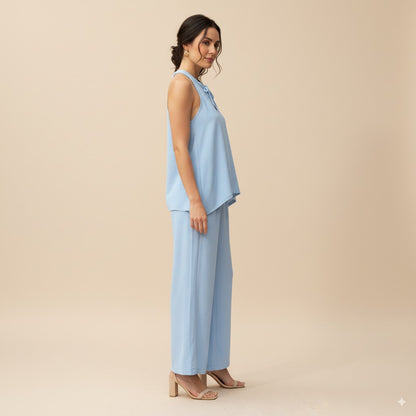 Chic Powder Blue Matching Set for Women – Saloojee Fashions