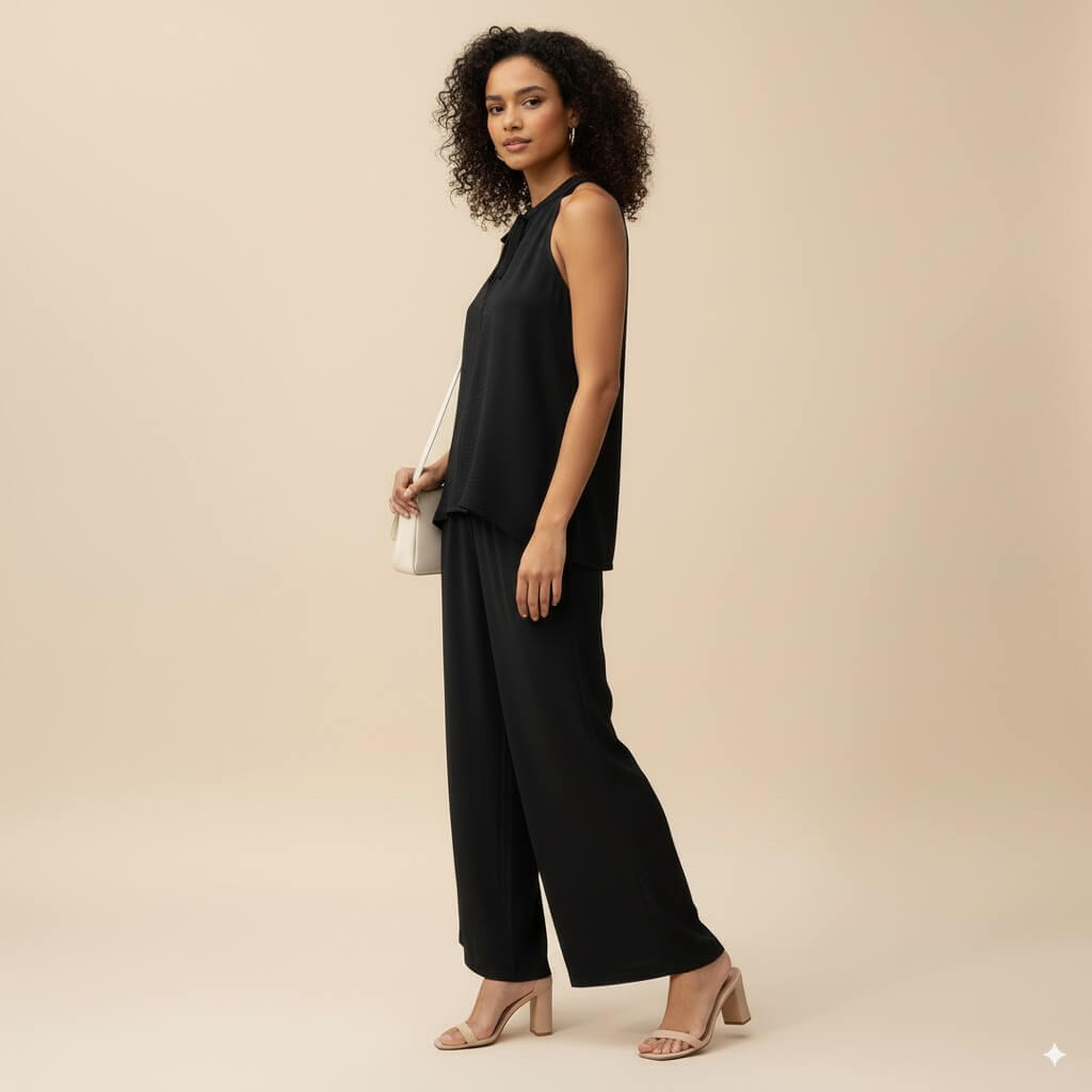 Chic Black Matching Set for Women – Saloojee Fashions