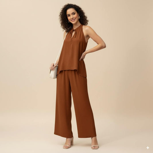 Chic Brown Matching Set for Women – Saloojee Fashions