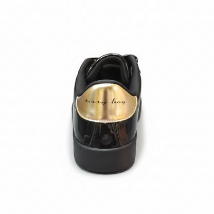 Sissy Boy black patent sneakers