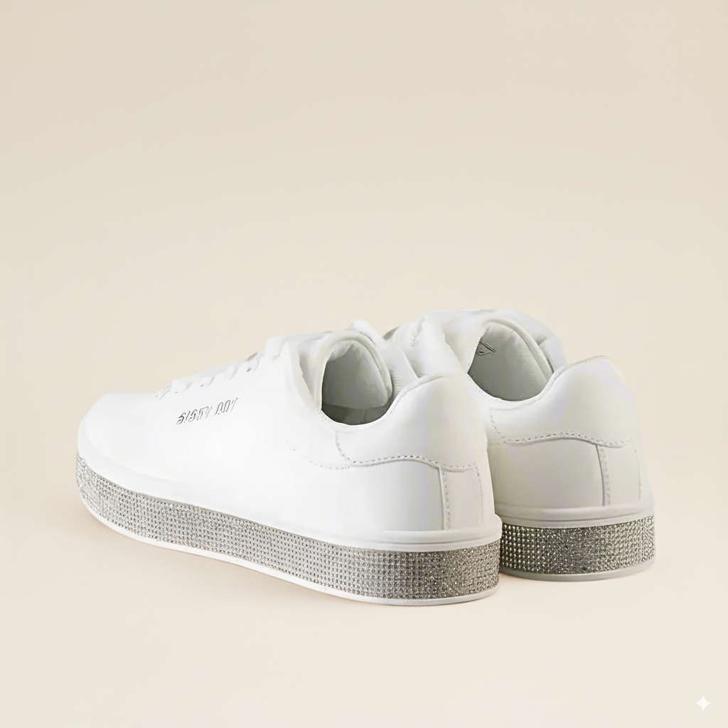 Sissy Boy Duchess White Sneaker – Comfortable and Fashionable Everyday Footwear for Women