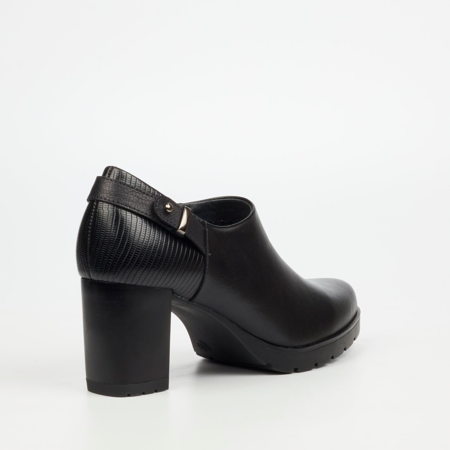 Comfortable black ankle boots featuring durable materials and elegant design by Butterfly Feet.