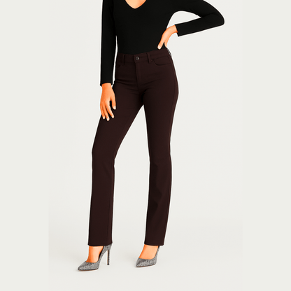 Betty - Brown Bootleg Pants
