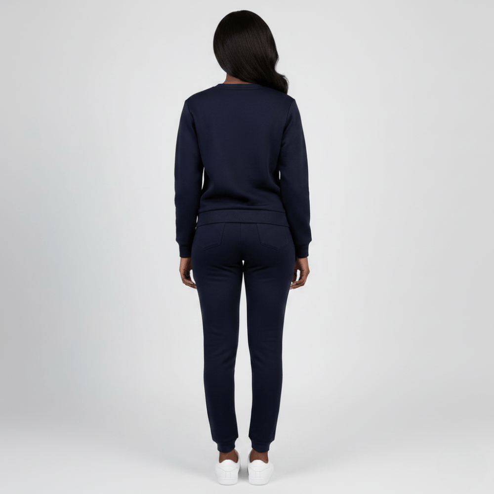 Sissy Boy navy knit tracksuit set