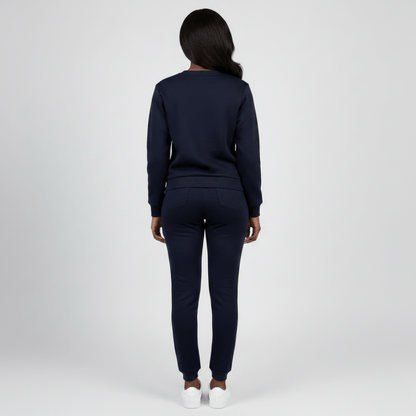 Sissy Boy navy knit tracksuit set