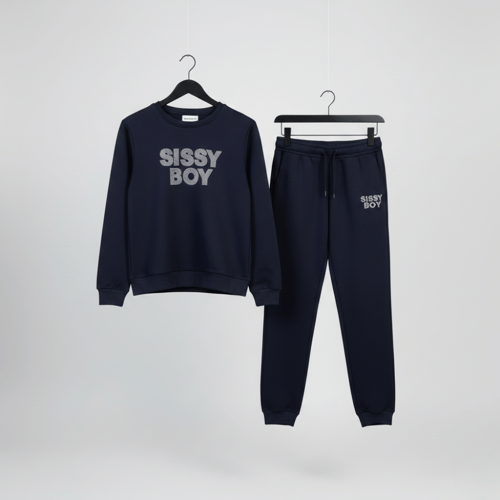 Casual navy tracksuit
