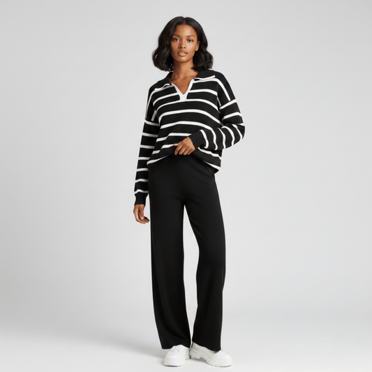 Relax Mode - Black Knit Co-ord