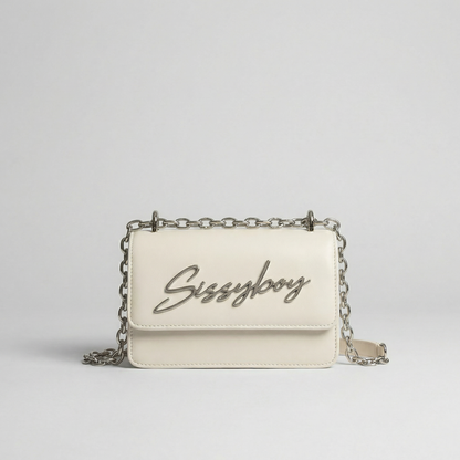 Slay Fest - Structured Crossbody Bag - Cream