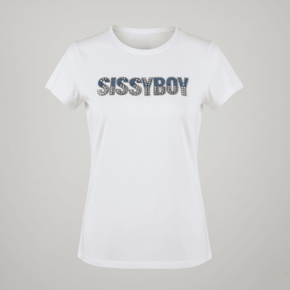 Comfortable stretch cotton Sissy Boy Perfect Together t-shirt with trendy graphic detail