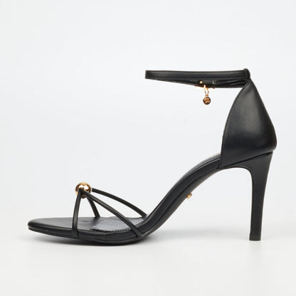 Miss Black black heels with 8.5cm stiletto heel
