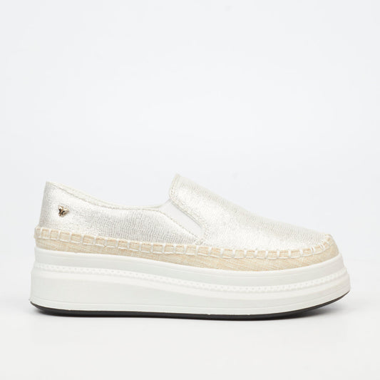 Butterfly Feet Senhora 29 white platform sneaker for women