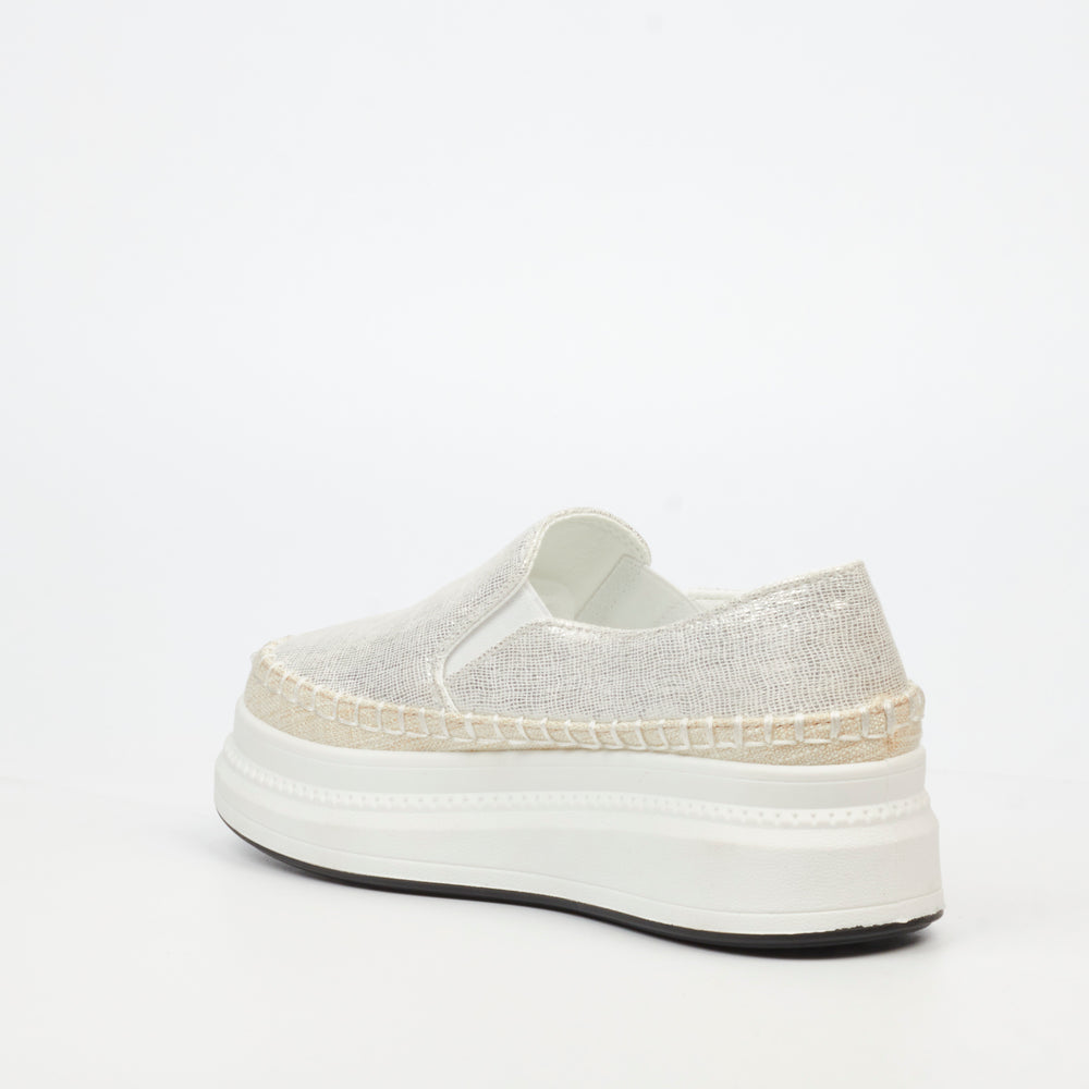 Butterfly Feet Senhora 29 casual white platform shoe