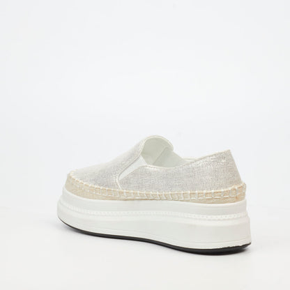 Butterfly Feet Senhora 29 casual white platform shoe