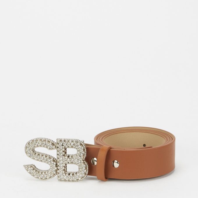 Tan Bling Belt