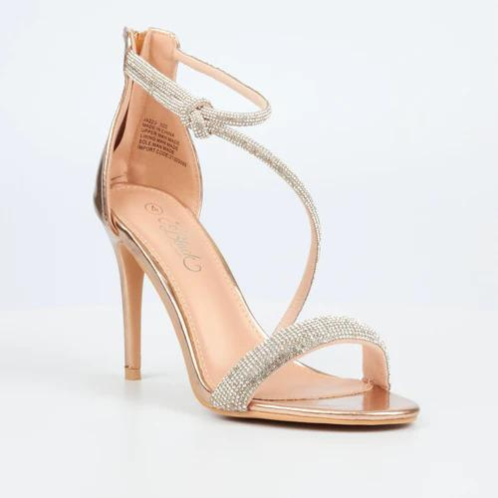 Jazz 3 Rose Gold Heel - Miss Black