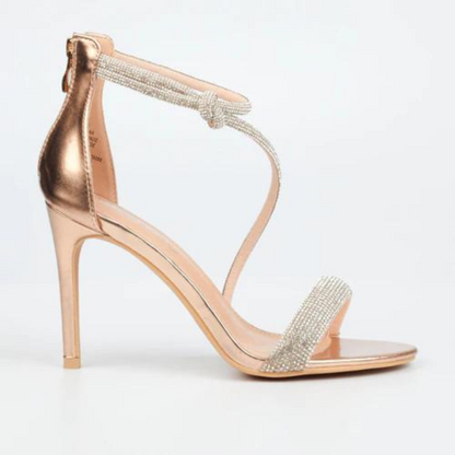 Jazz 3 Rose Gold Heel - Miss Black